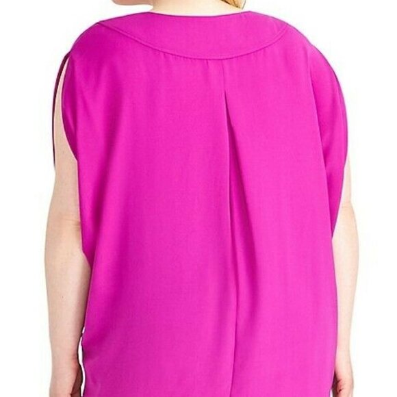 Rachel Rachel Roy Plus Rima Sleeveless Top 1X - Picture 3 of 3